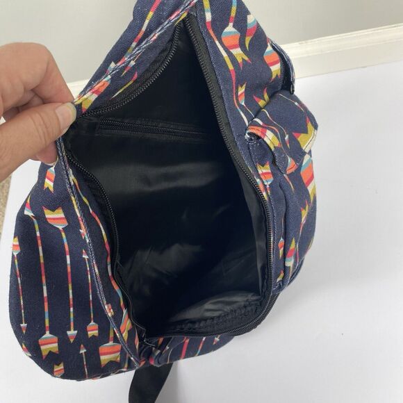 ⭐️ Ambry Rope Sling Bag Crossbody Shoulder Blue Travel Hiking Outdoor Print - Picture 6 of 8